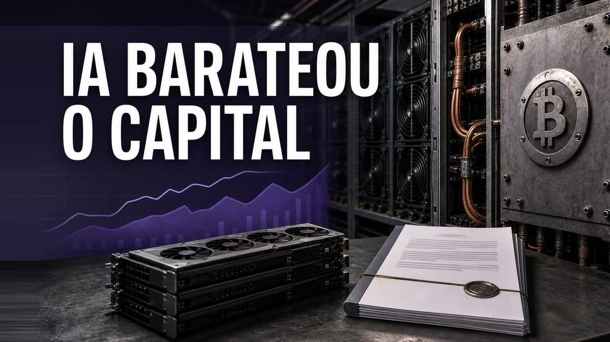 A IA acabou de baratear o capital do minerador de bitcoin